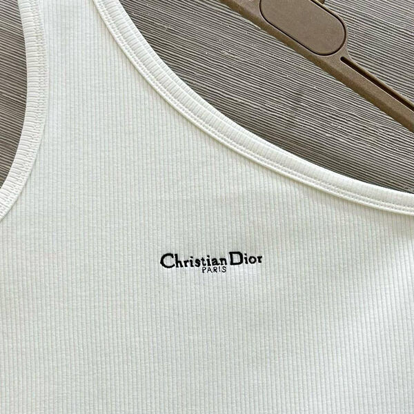Топ Christian Dior женский белый 180318-2