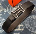 Мужской ремень Hermès мужской кожа 52607-1