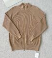 Мужской кардиган Brunello Cucinelli мужской вязаная ткань бежевый 196303-1