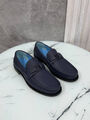 Мужские лоферы Louis Vuitton мужской кожа синий 185767-2