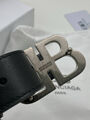 Женский ремень Balenciaga женский кожа черный 139052-4