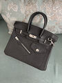 Сумка Hermès Birkin 25 женский кожа черный 139363-4