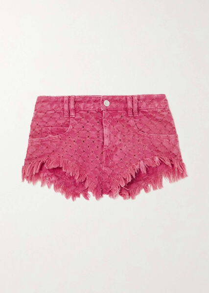 Шорты Isabel Marant женский бордовый 117443-6