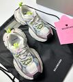 Кроссовки Balenciaga женский кожа графитовый 112071-1