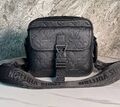 Мужская сумка мессенджер Louis Vuitton мужской кожа черный 168900-1