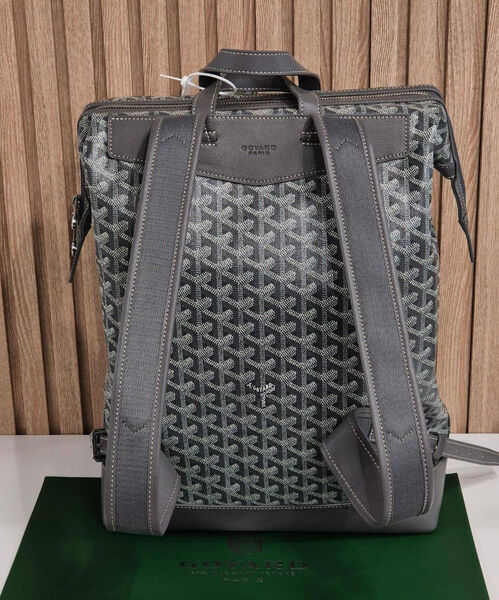Мужской рюкзак Goyard мужской кожа графитовый 196043-2