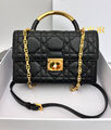 Сумка Christian Dior женский кожа черный 155096-3