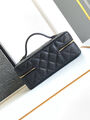 Косметичка Chanel женский кожа черный 156327-5