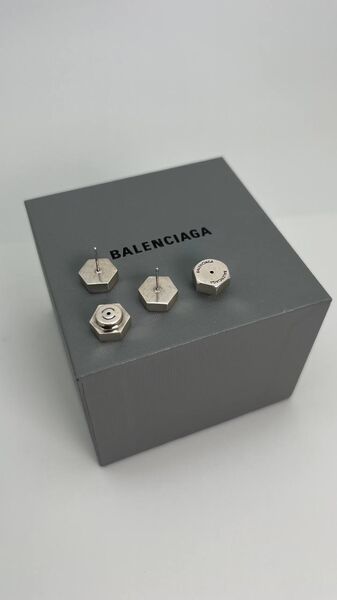 Серьги Balenciaga графитовый 176074-3