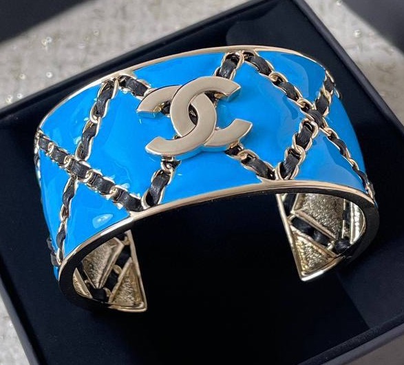 Браслет Chanel светло-голубой 158256