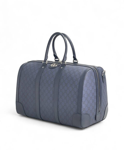 Дорожная сумка Gucci мужской кожа синий 147300-3