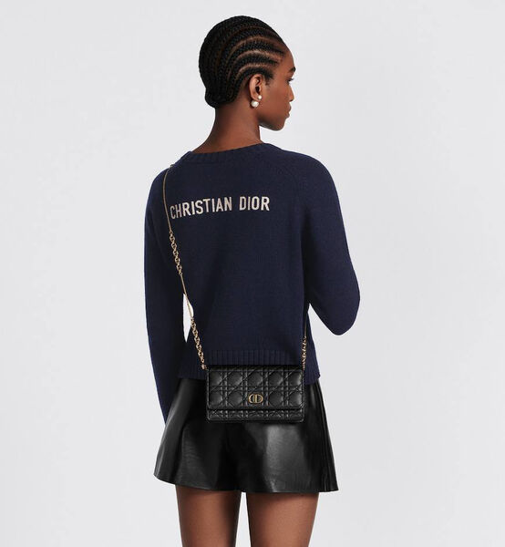 Сумка Christian Dior женский кожа черный 134328-3