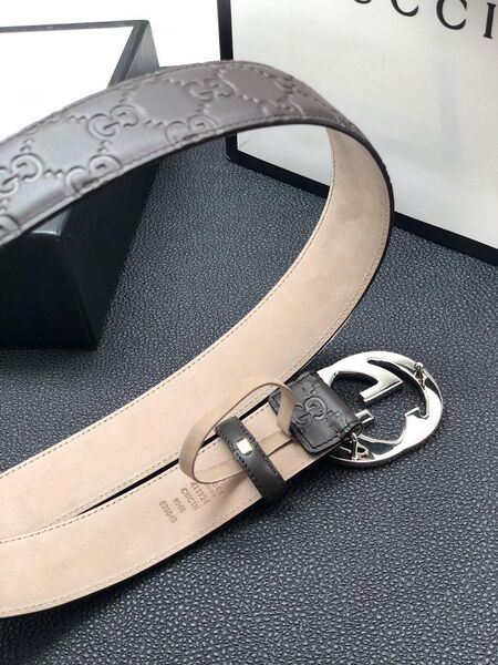 Мужской ремень Gucci мужской кожа 52347-2