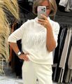 Кофта Brunello Cucinelli женский вязаная ткань белый 164972-1