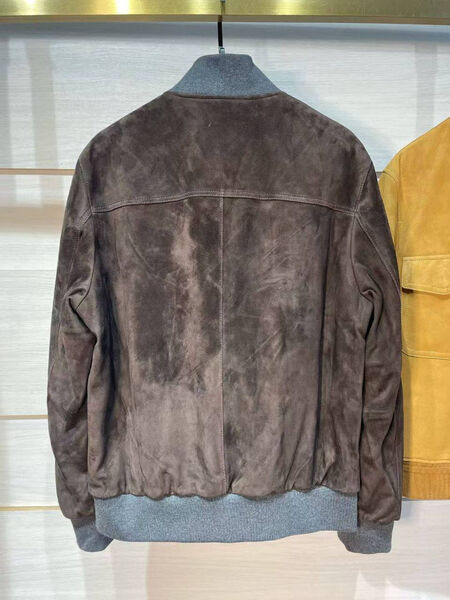 Мужской бомбер Brioni мужской замша 198757-4