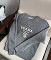 Свитер Prada женский вязаная ткань графитовый 127588-2