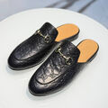 Сабо Gucci женский кожа черный 185115-1