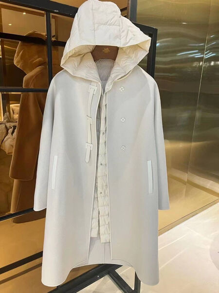 Пальто Hermès женский белый 124221-2