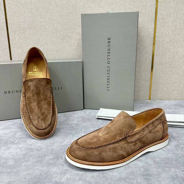 Мужские лоферы Brunello Cucinelli мужской замша 146672-6