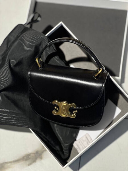 Сумка Celine женский кожа черный 107396-2