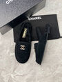 Лоферы Chanel женский замша черный 195680-2