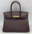 Сумка Hermès Birkin 30 ручная работа женский кожа 75345-1