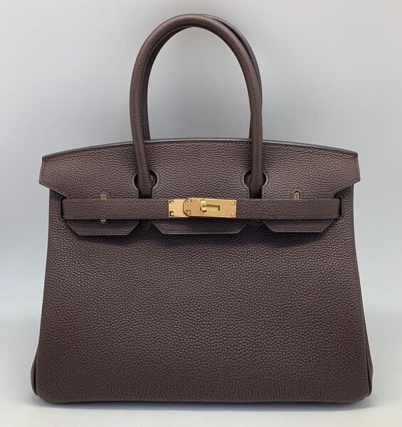 Сумка Hermès Birkin 30 ручная работа женский кожа 75345