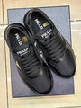 Мужские кроссовки Prada мужской кожа черный 169514-2