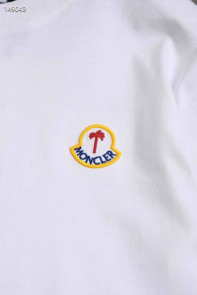 Мужская футболка Moncler мужской белый 172524-3