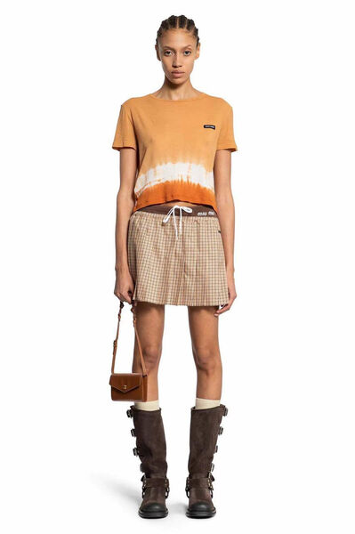 Футболка Miu Miu женский бежевый 153261-3