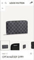 Портмоне Louis Vuitton мужской канва графитовый 61889-4