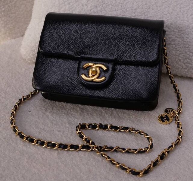Сумка Chanel женский кожа черный 170972