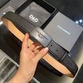 Мужской ремень Dolce&Gabbana мужской кожа черный 52262-4