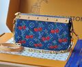 Сумка Louis Vuitton женский джинса синий 189463-1