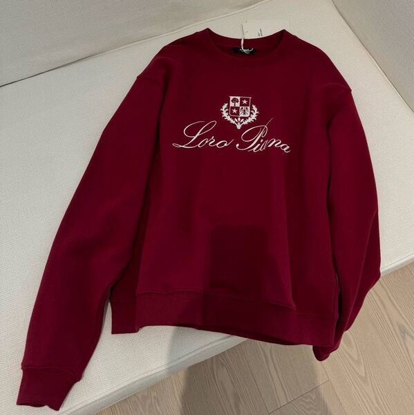 Свитер Loro Piana женский вязаная ткань бордовый 159757