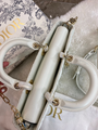 Сумка Christian Dior Lady женский кожа белый 74235-2