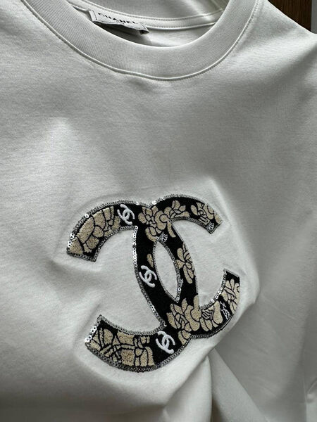 Футболка Chanel женский белый 146070-2