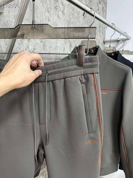 Мужской костюм Zegna мужской графитовый 160809-4