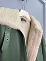 Дубленка Acne Studios женский кожа swift темно-зеленый 97534-3