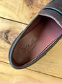 Мужские лоферы Loro Piana мужской кожа синий 135764-5