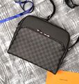 Мужская сумка мессенджер Louis Vuitton Dayton Reporter мужской канва damier azur темно-серый 41199