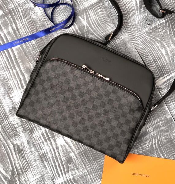 Мужская сумка мессенджер Louis Vuitton Dayton Reporter мужской канва графитовый 41199