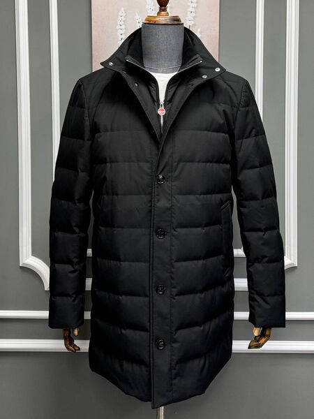 Мужской пуховик Kiton мужской черный 165388