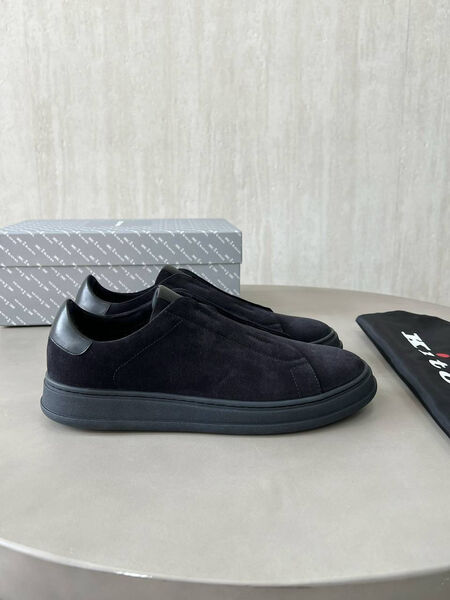 Мужские кеды Kiton мужской замша графитовый 184247-3