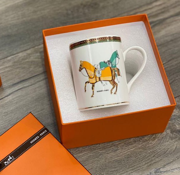 Чашка Hermès желтый 87097