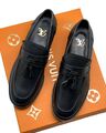 Лоферы Louis Vuitton женский кожа черный 40788-1