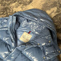 Мужской пуховик Moncler мужской бирюзовый 171390-3