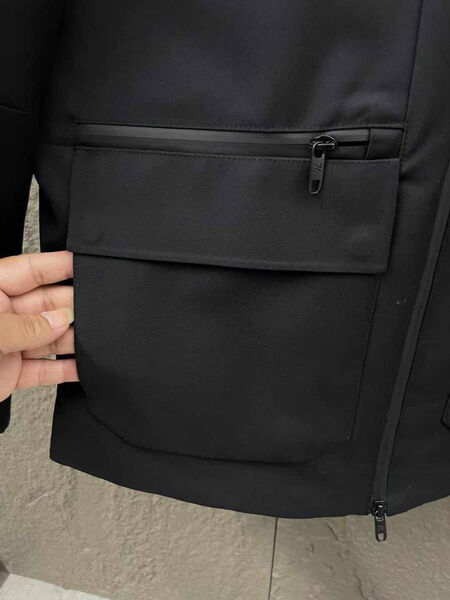 Мужской пуховик Zegna мужской черный 167808-5