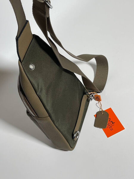 Мужская сумка слинг Hermès мужской кожа 132404-5