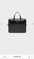 Мужской портфель Prada мужской кожа черный 77853-11